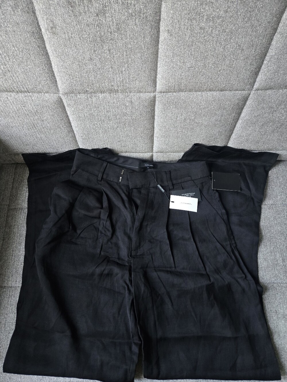 JLUXLABEL | Pleated Linen-Blend Trousers Size S - Picture 5 of 14